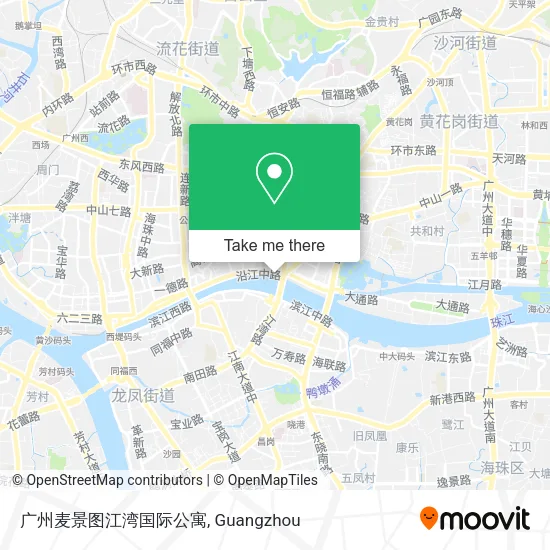 广州麦景图江湾国际公寓 map