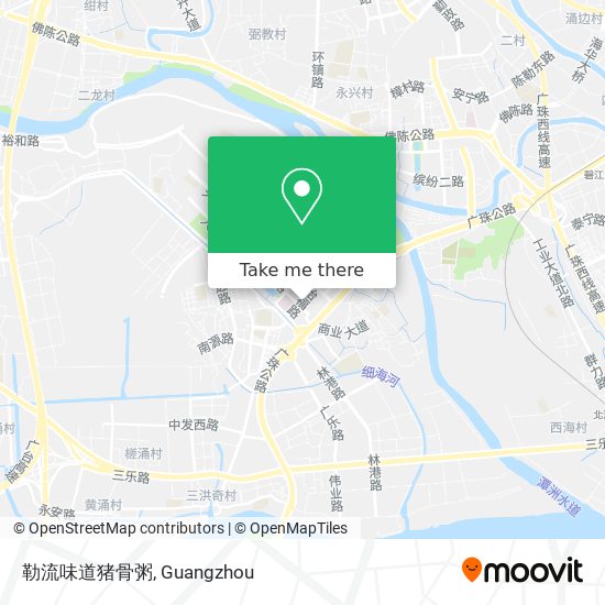 勒流味道猪骨粥 map
