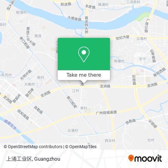 上涌工业区 map