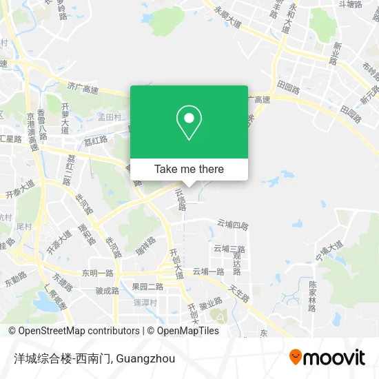 洋城综合楼-西南门 map