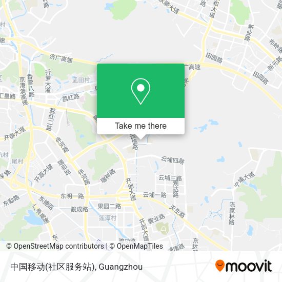 中国移动(社区服务站) map