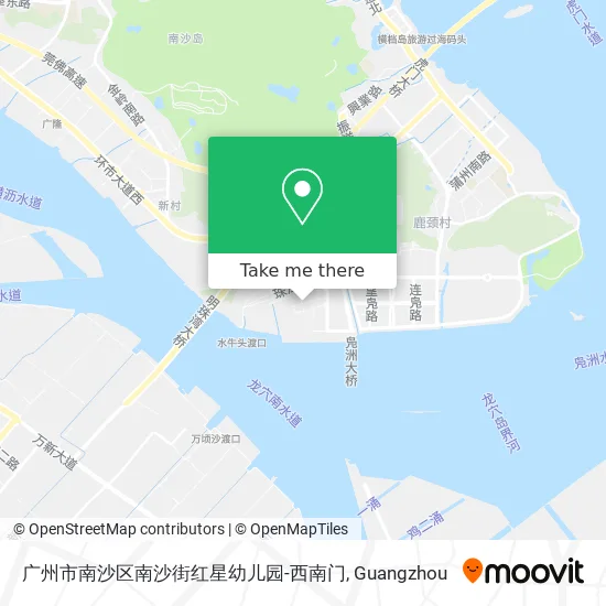 广州市南沙区南沙街红星幼儿园-西南门 map