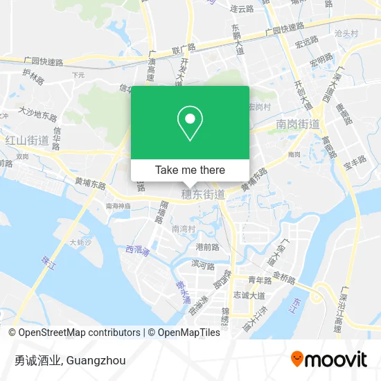 勇诚酒业 map