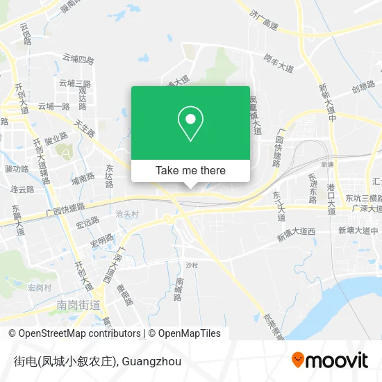 街电(凤城小叙农庄) map
