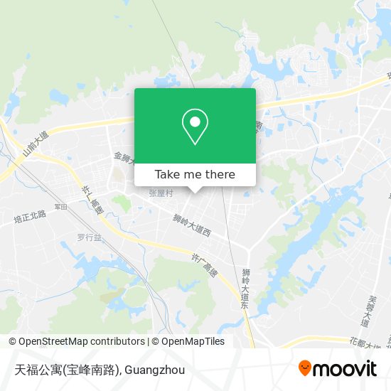天福公寓(宝峰南路) map