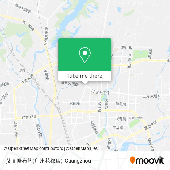 艾菲幔布艺(广州花都店) map