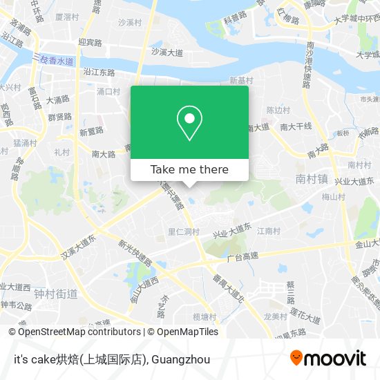 it's cake烘焙(上城国际店) map