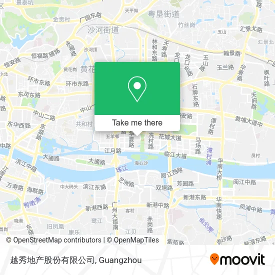 越秀地产股份有限公司 map