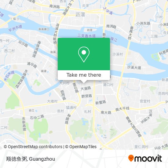 顺德鱼粥 map