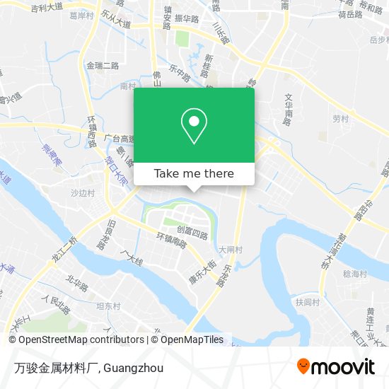 万骏金属材料厂 map
