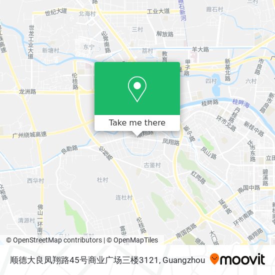 顺德大良凤翔路45号商业广场三楼3121 map