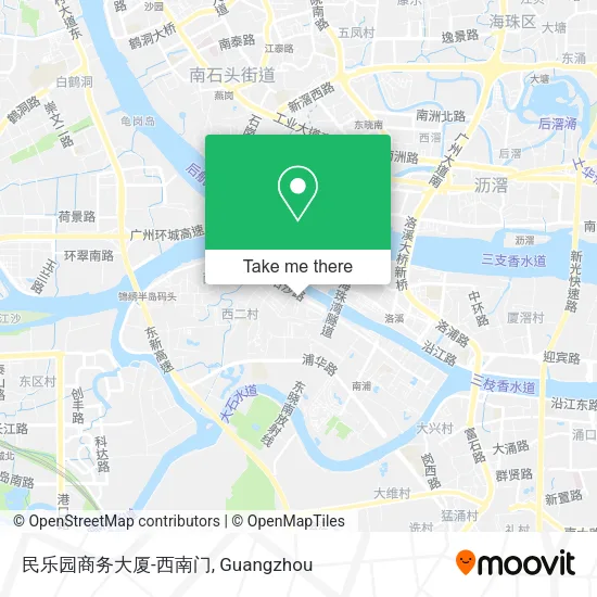 民乐园商务大厦-西南门 map