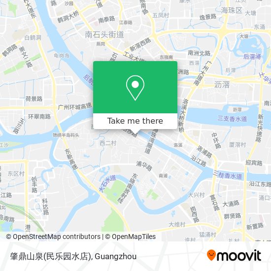 肇鼎山泉(民乐园水店) map