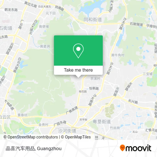 晶喜汽车用品 map