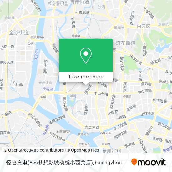 怪兽充电(Yes梦想影城动感小西关店) map