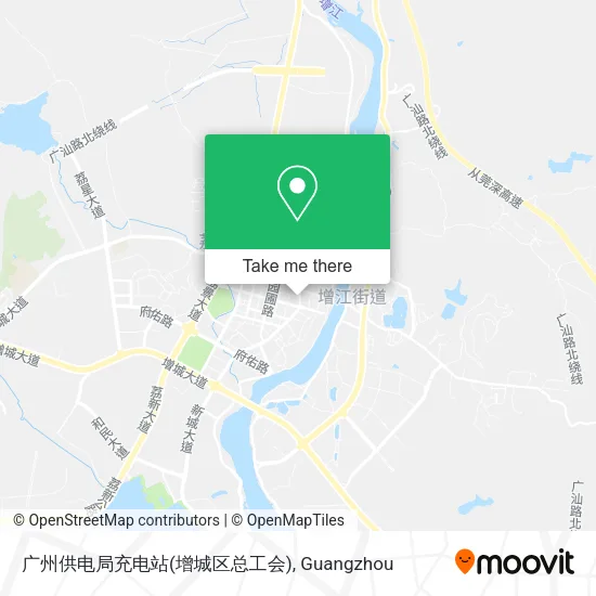 广州供电局充电站(增城区总工会) map