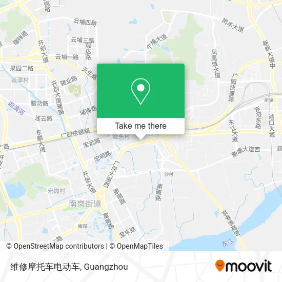 维修摩托车电动车 map