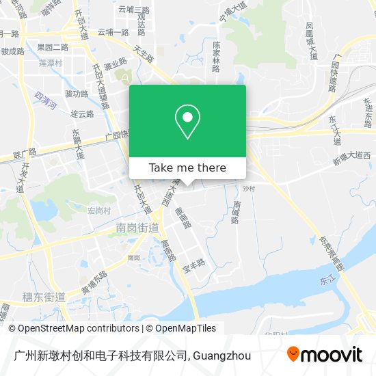 广州新墩村创和电子科技有限公司 map