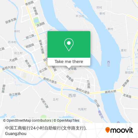 中国工商银行24小时自助银行(文华路支行) map