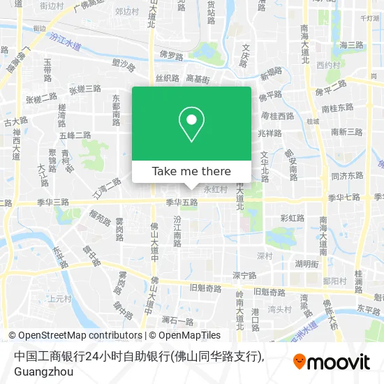 中国工商银行24小时自助银行(佛山同华路支行) map