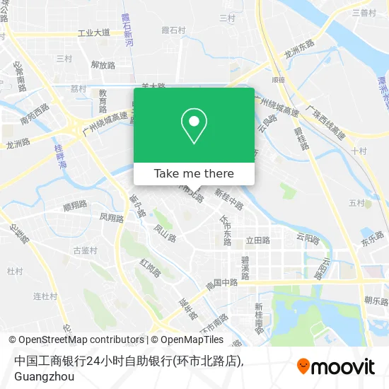 中国工商银行24小时自助银行(环市北路店) map