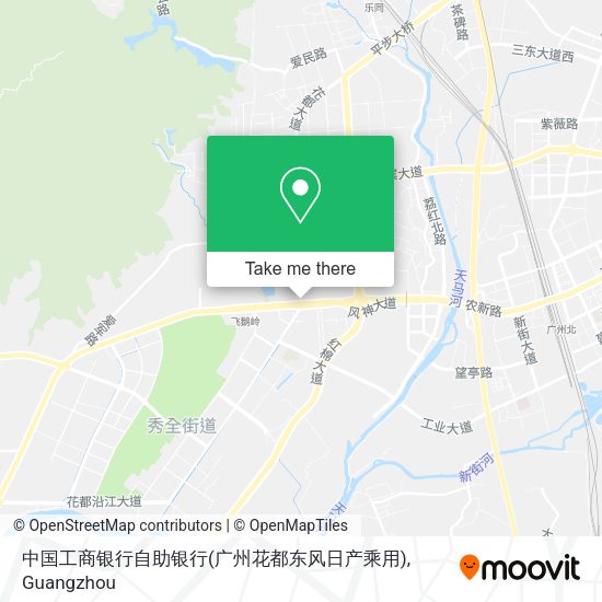 中国工商银行自助银行(广州花都东风日产乘用) map