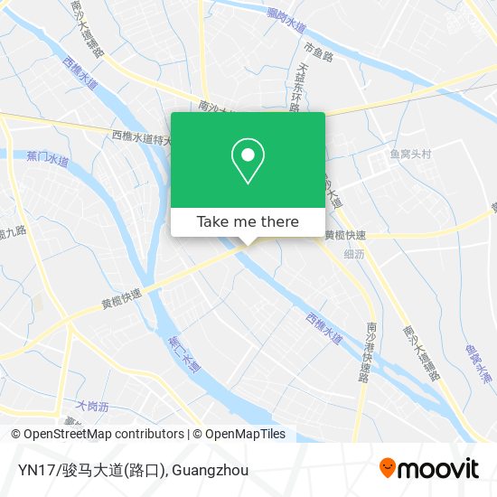 YN17/骏马大道(路口) map
