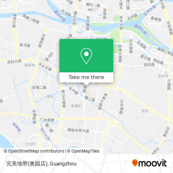 完美地带(奥园店) map