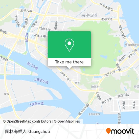 园林海鲜人 map