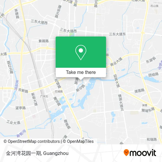 金河湾花园一期 map