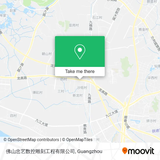 佛山忠艺数控雕刻工程有限公司 map