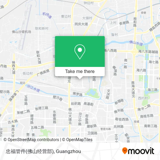忠福管件(佛山经营部) map