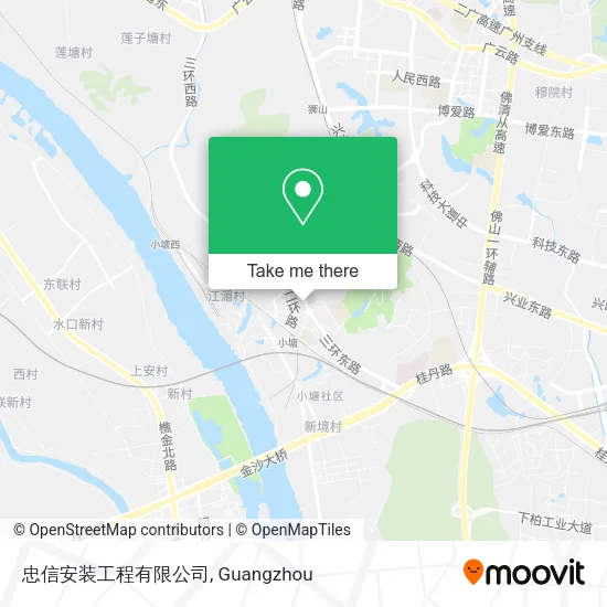 忠信安装工程有限公司 map