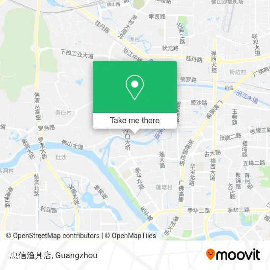 忠信渔具店 map