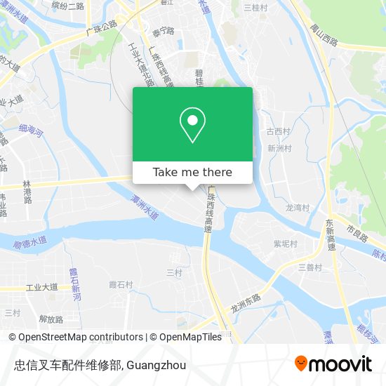 忠信叉车配件维修部 map