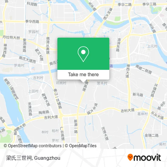 梁氏三世祠 map
