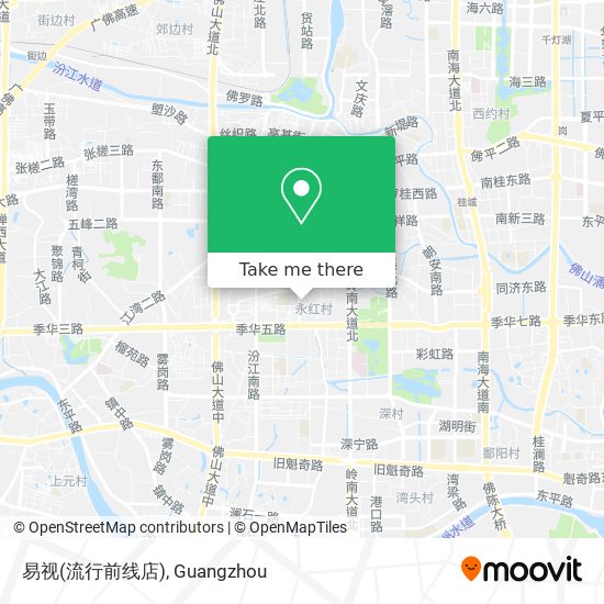 易视(流行前线店) map