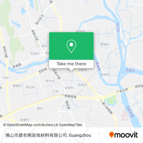 佛山市嫦衣阁装饰材料有限公司 map