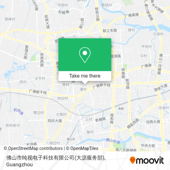 佛山市纯视电子科技有限公司(大沥服务部) map