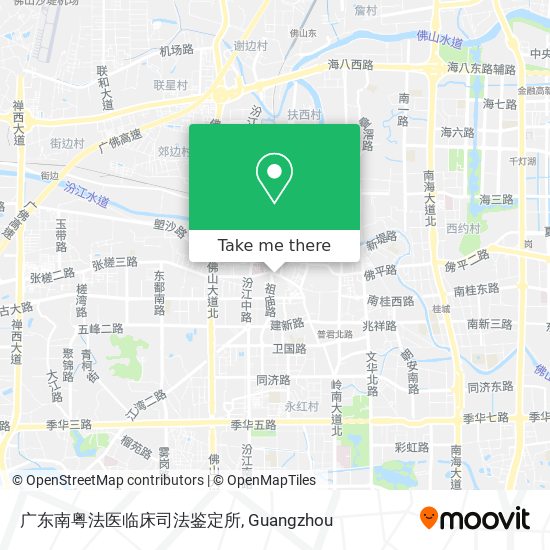 广东南粤法医临床司法鉴定所 map