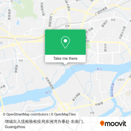 增城出入境检验检疫局东洲湾办事处-东南门 map