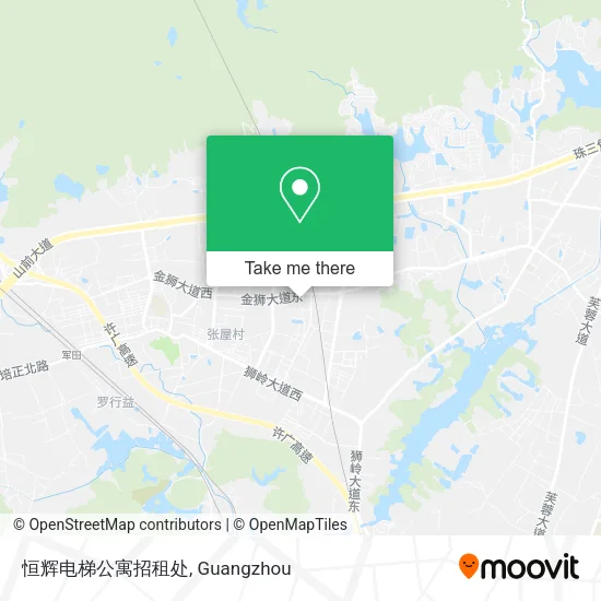 恒辉电梯公寓招租处 map