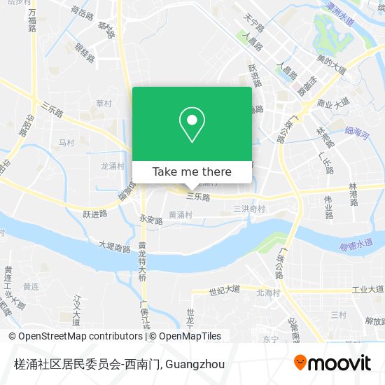槎涌社区居民委员会-西南门 map