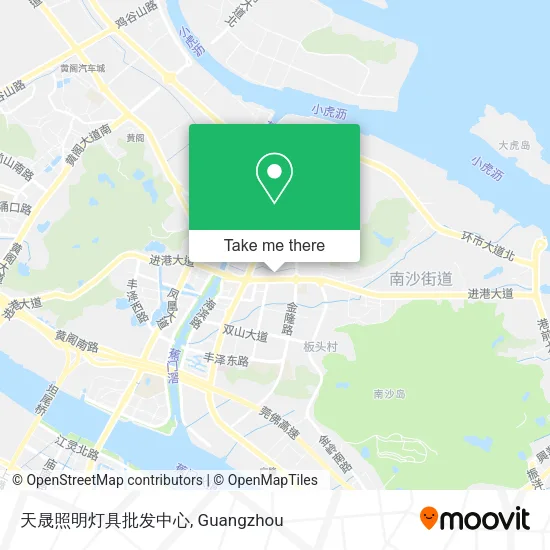 天晟照明灯具批发中心 map