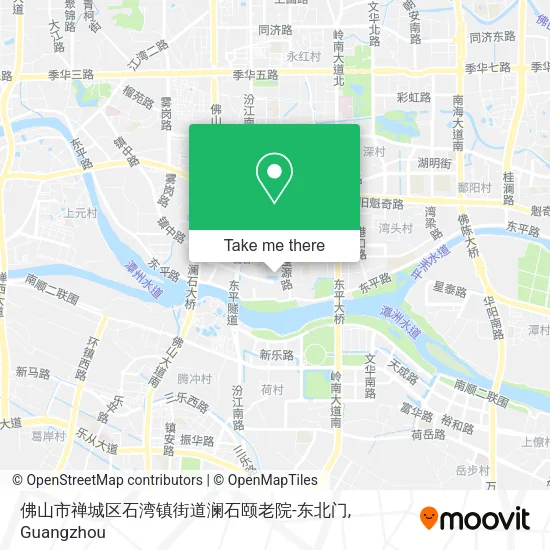 佛山市禅城区石湾镇街道澜石颐老院-东北门 map