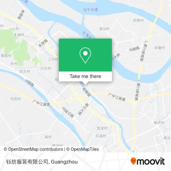 钰纺服装有限公司 map