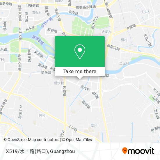 X519/水上路(路口) map