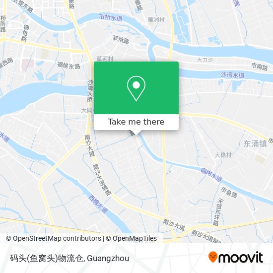 码头(鱼窝头)物流仓 map