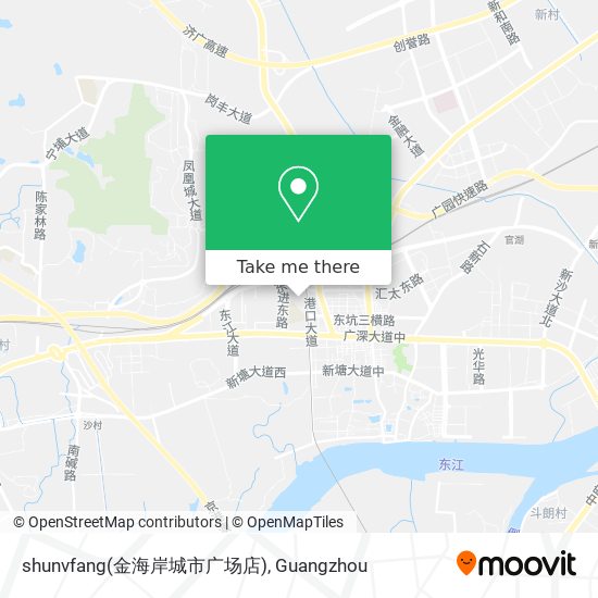 shunvfang(金海岸城市广场店) map