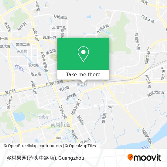 乡村果园(沧头中路店) map